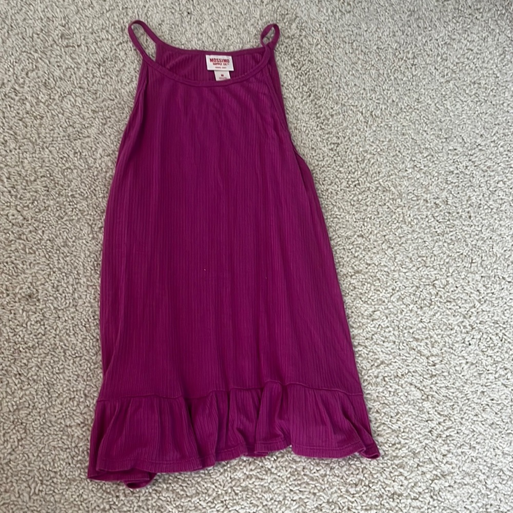 Purple high heck tank! Not cropped; Size M